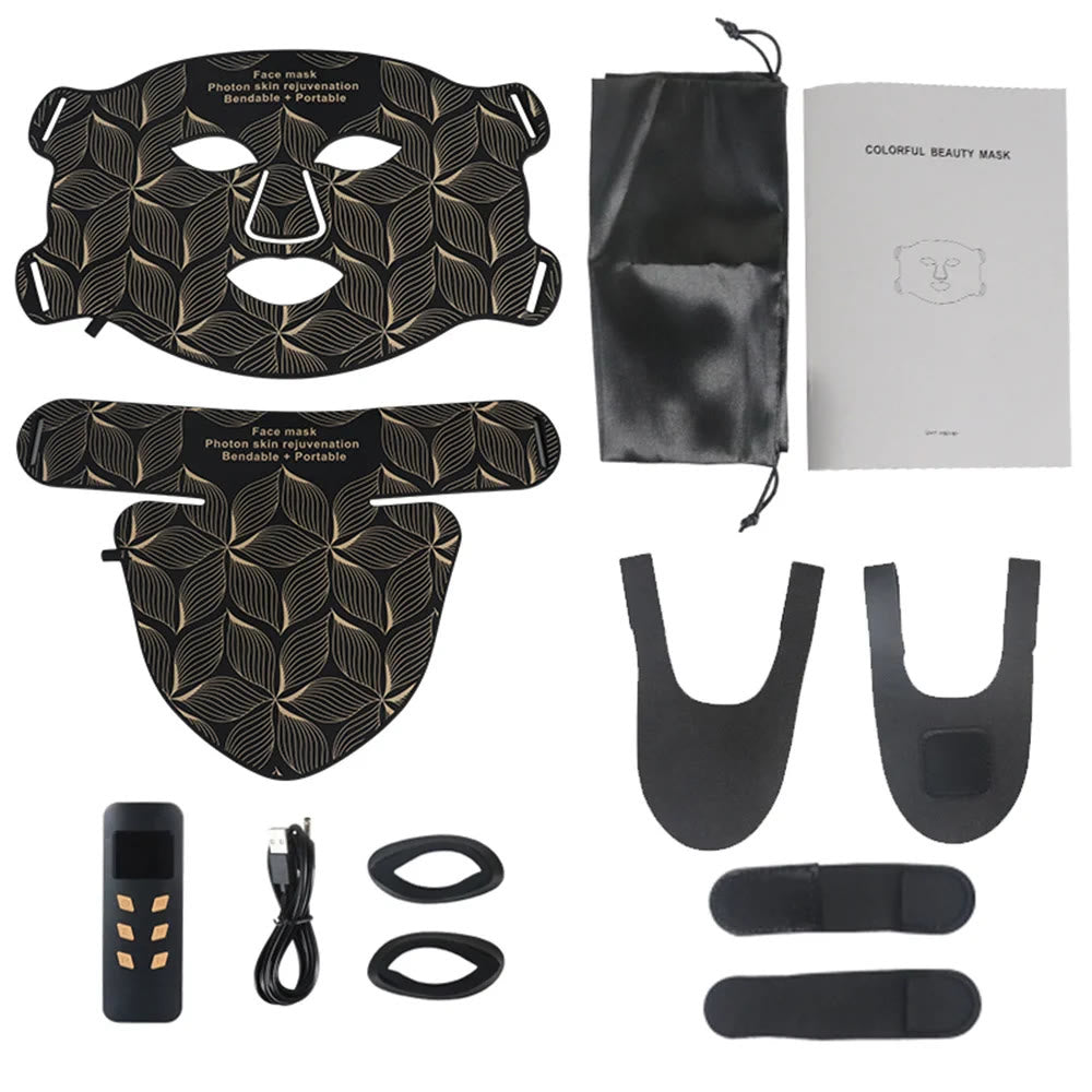 Lueur Infrarouge · Masque LED souple visage et cou